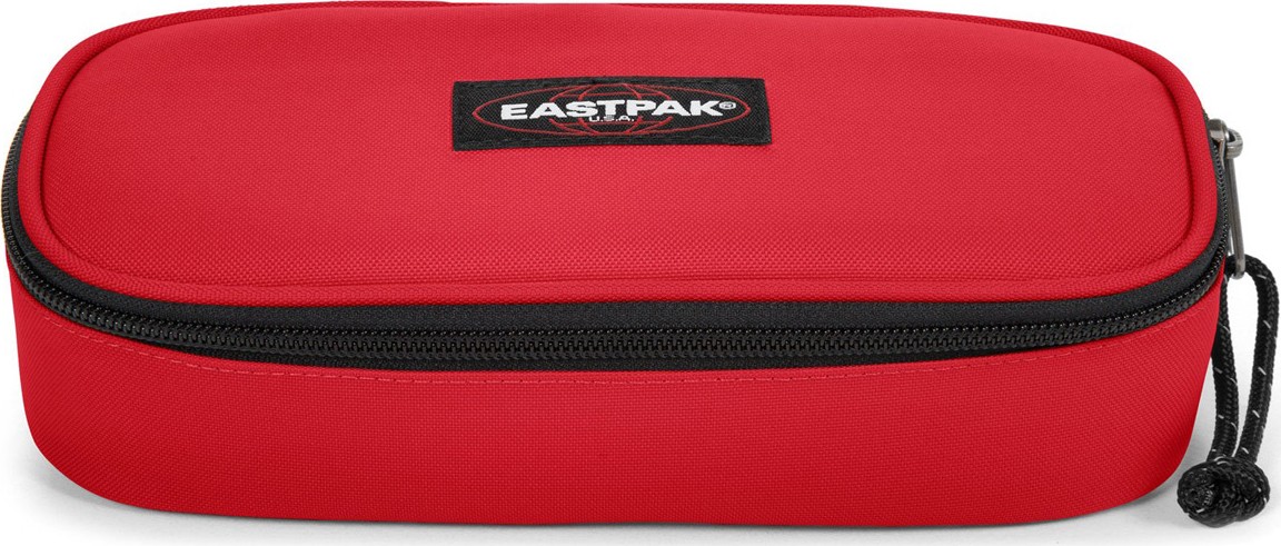 Eastpak Oval Single Kalem Çantası Küçük Boy Siyah %100 Polyester Fermuarlı Günlük Kullanım İçin Ek717008