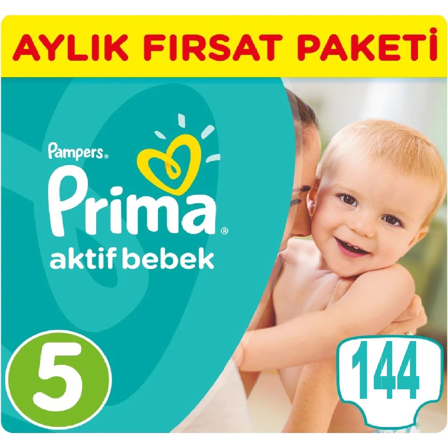 Prima Bebek Bezi Aktif Bebek 5 Beden Junior Aylık Fırsat Fiyatı