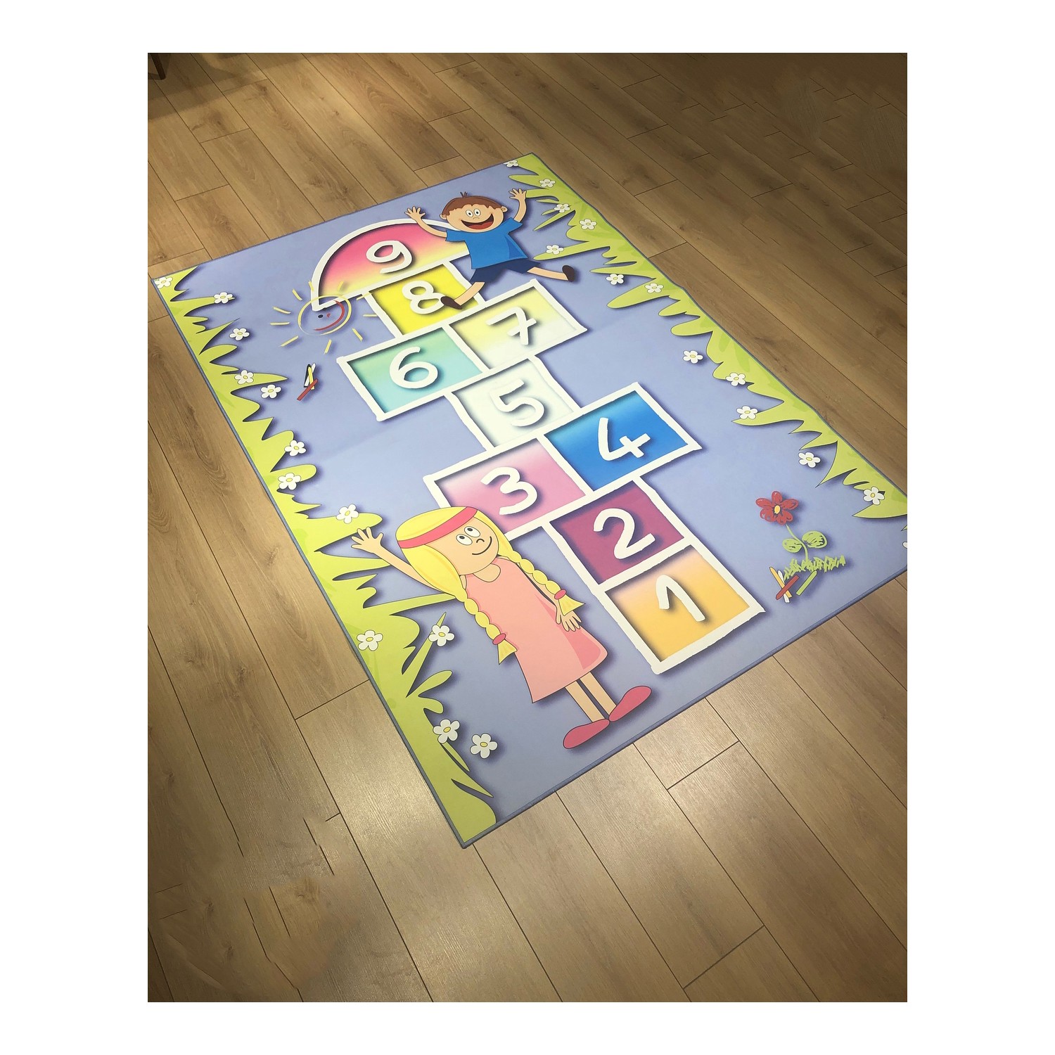 Halıforum 3D Halı Çocuk Odası Halısı Seksek Desen Fiyatı