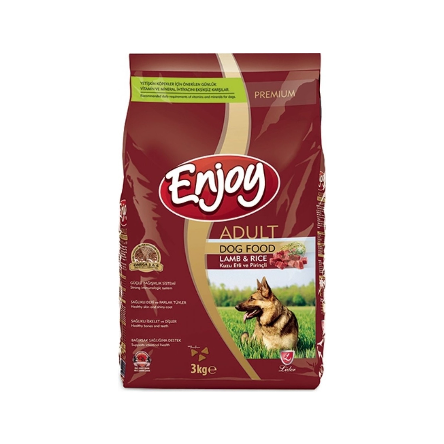 Enjoy Yetişkin Kuzu Etli Ve Pirinçli Köpek Maması 3 Kg Fiyatı
