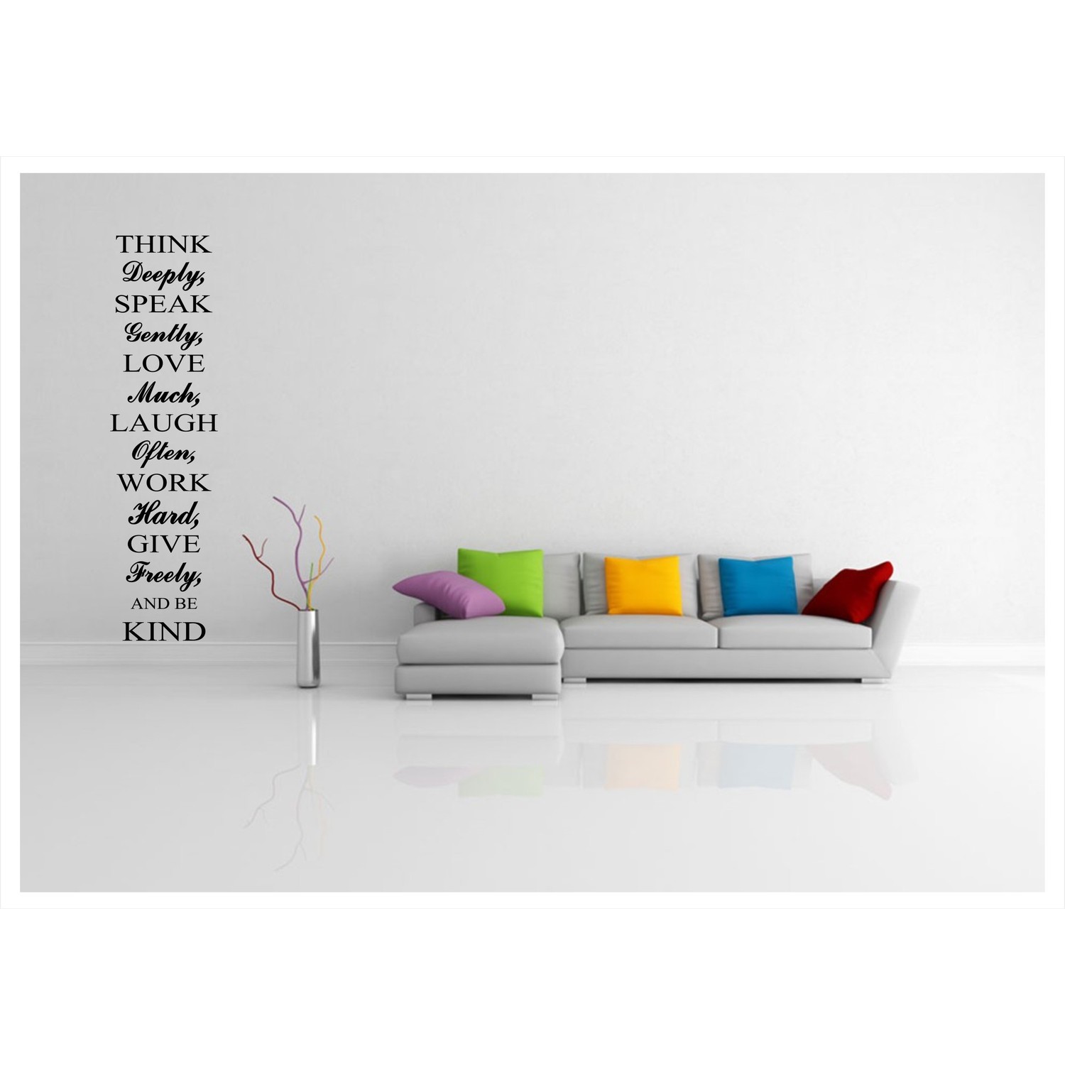 Başaran Sticker Şık İngilizce Yazı Duvar Sticker Fiyatı
