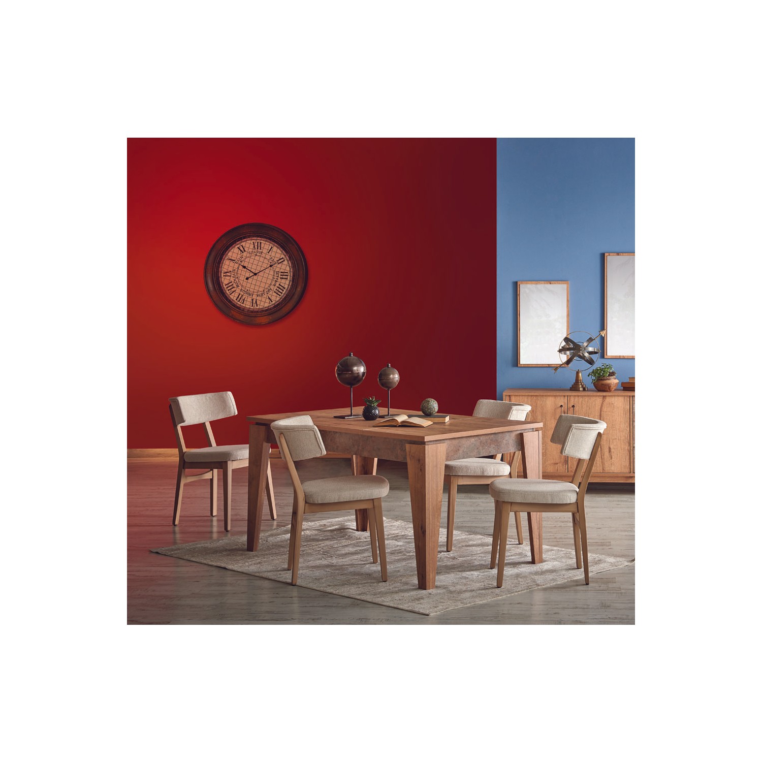 Abc Mobilya Piero Yemek Masası + 4 Adet Sandalye Fiyatı