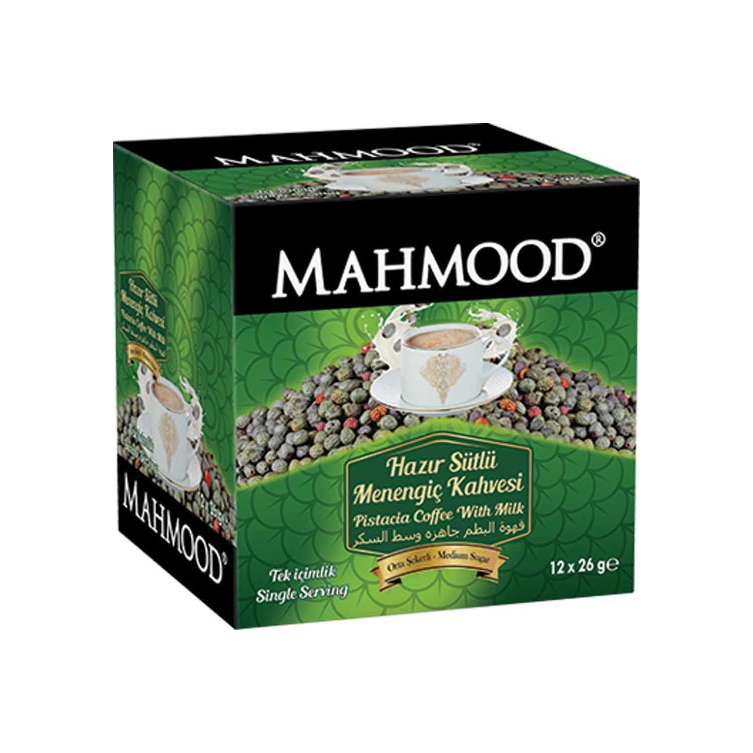 Mahmood Coffee Hazır Türk Kahvesi Orta Menengiç 26 gr 12� li Fiyatı