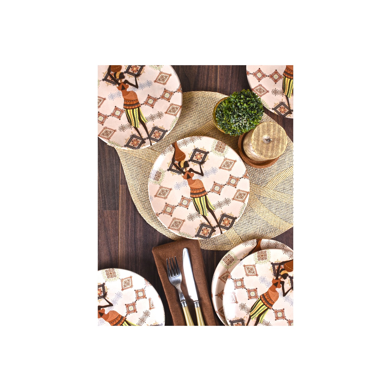 Keramika 6 Adet 20 cm Pasta Tabağı18117 Fiyatı