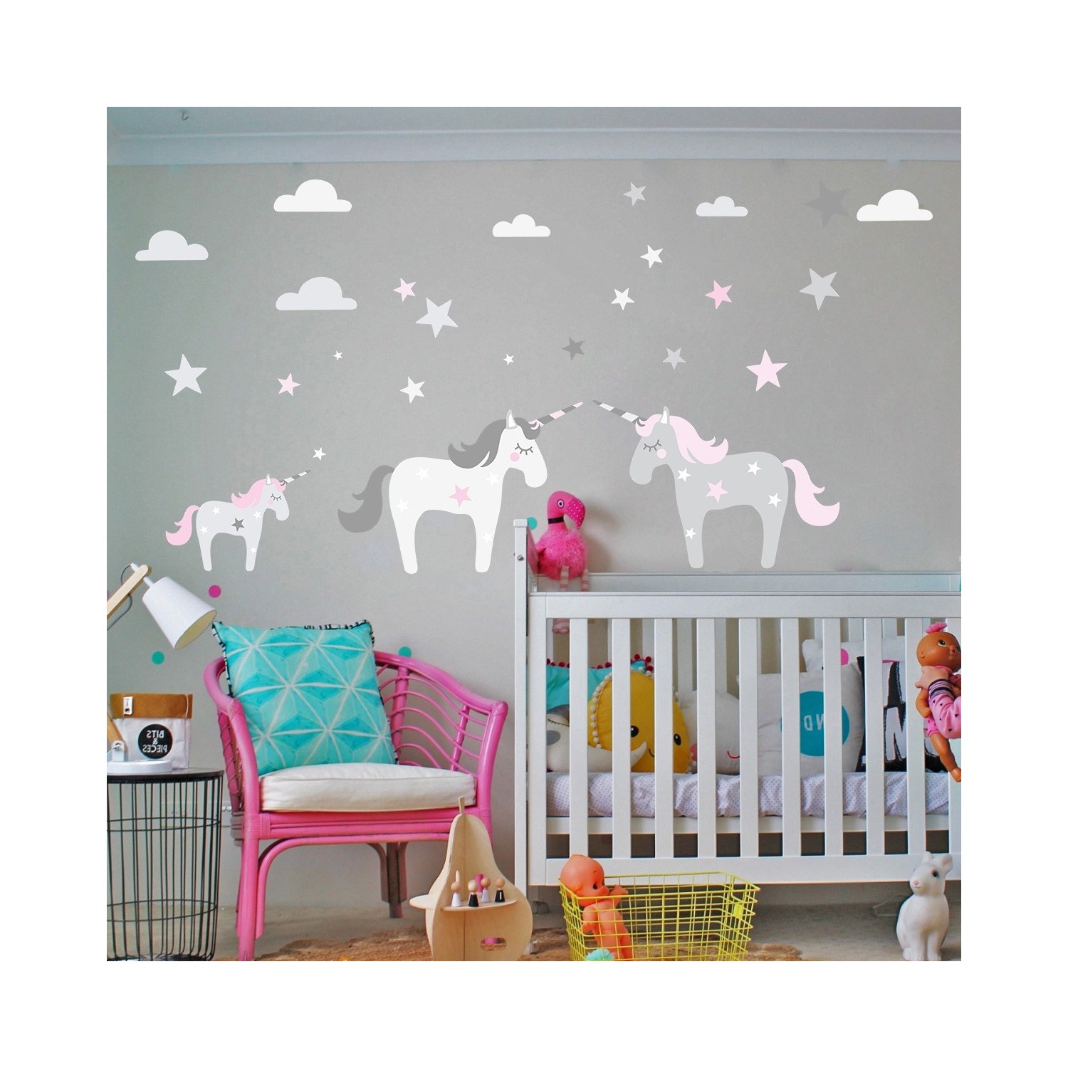Dekor Loft Unicorn Çocuk Odası Duvar Sticker Cs 645 Fiyatı
