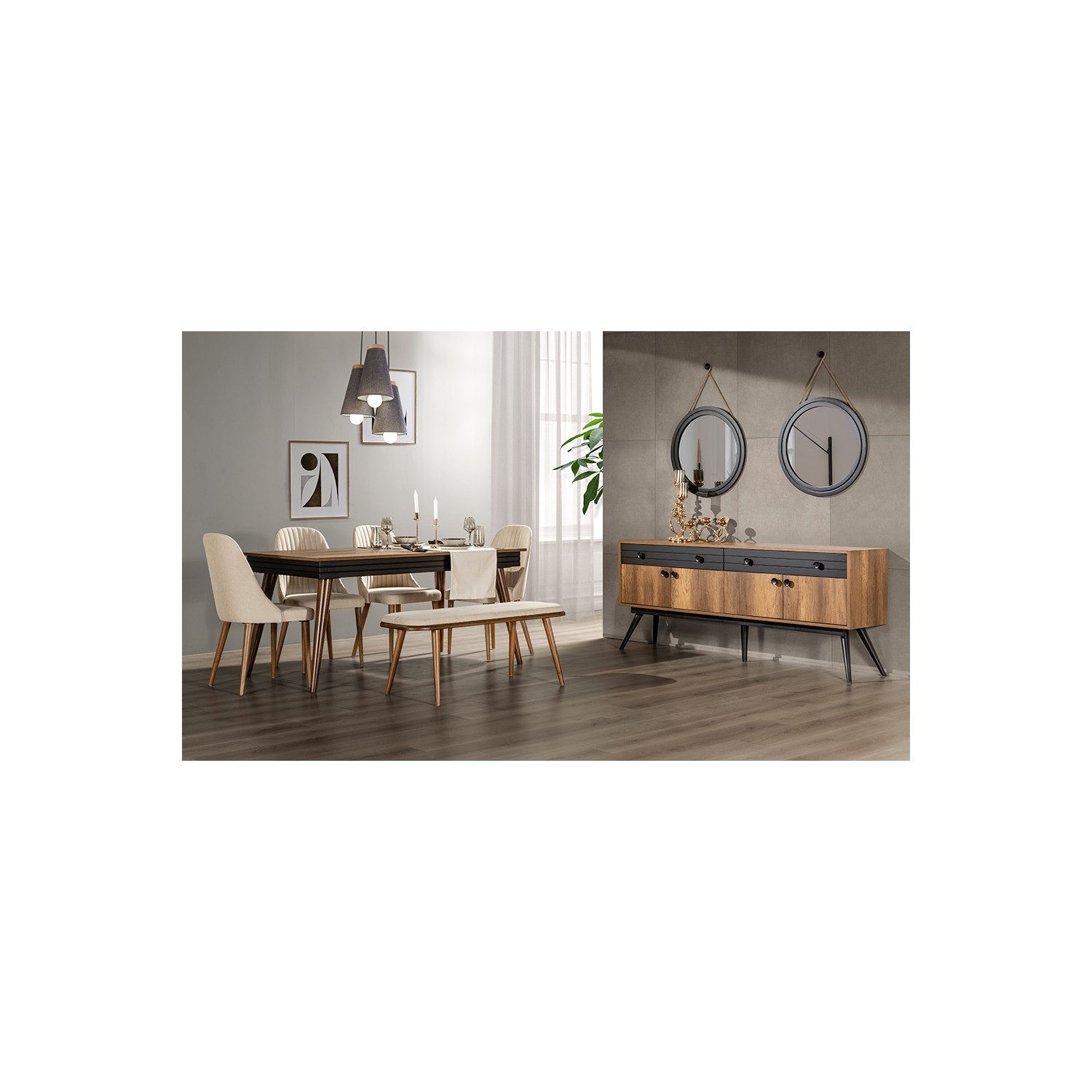 Yıldız Mobilya Çınar Yemek Odası Fiyatı Taksit Seçenekleri