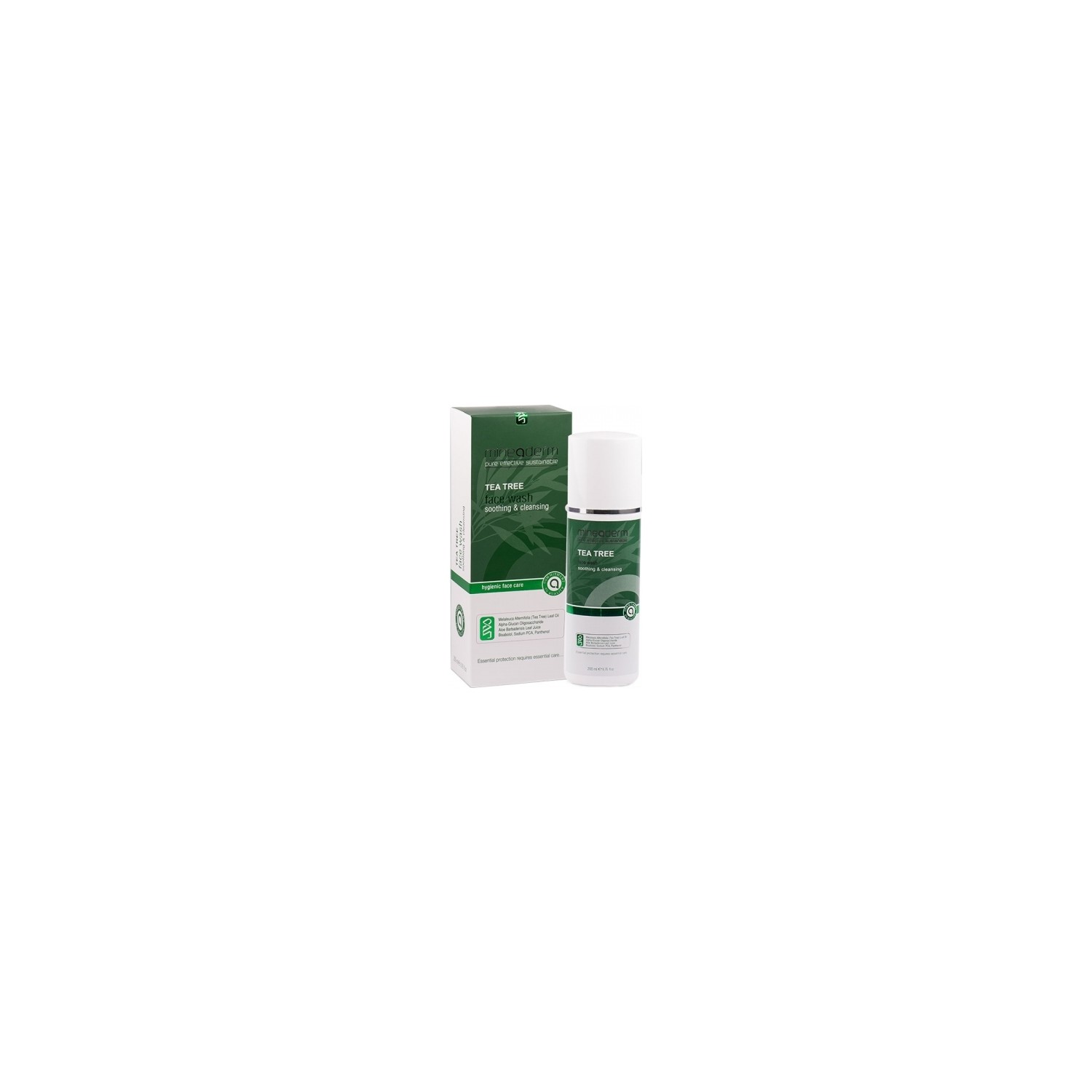 mineaderm tea tree face wash