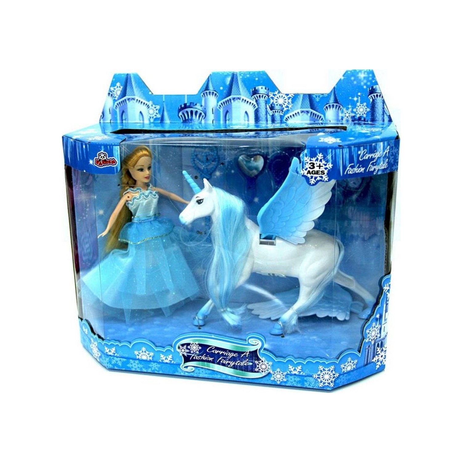 Vardem Mavi Peri Masalı Bebek Ve Kanatlı At Fiyatı