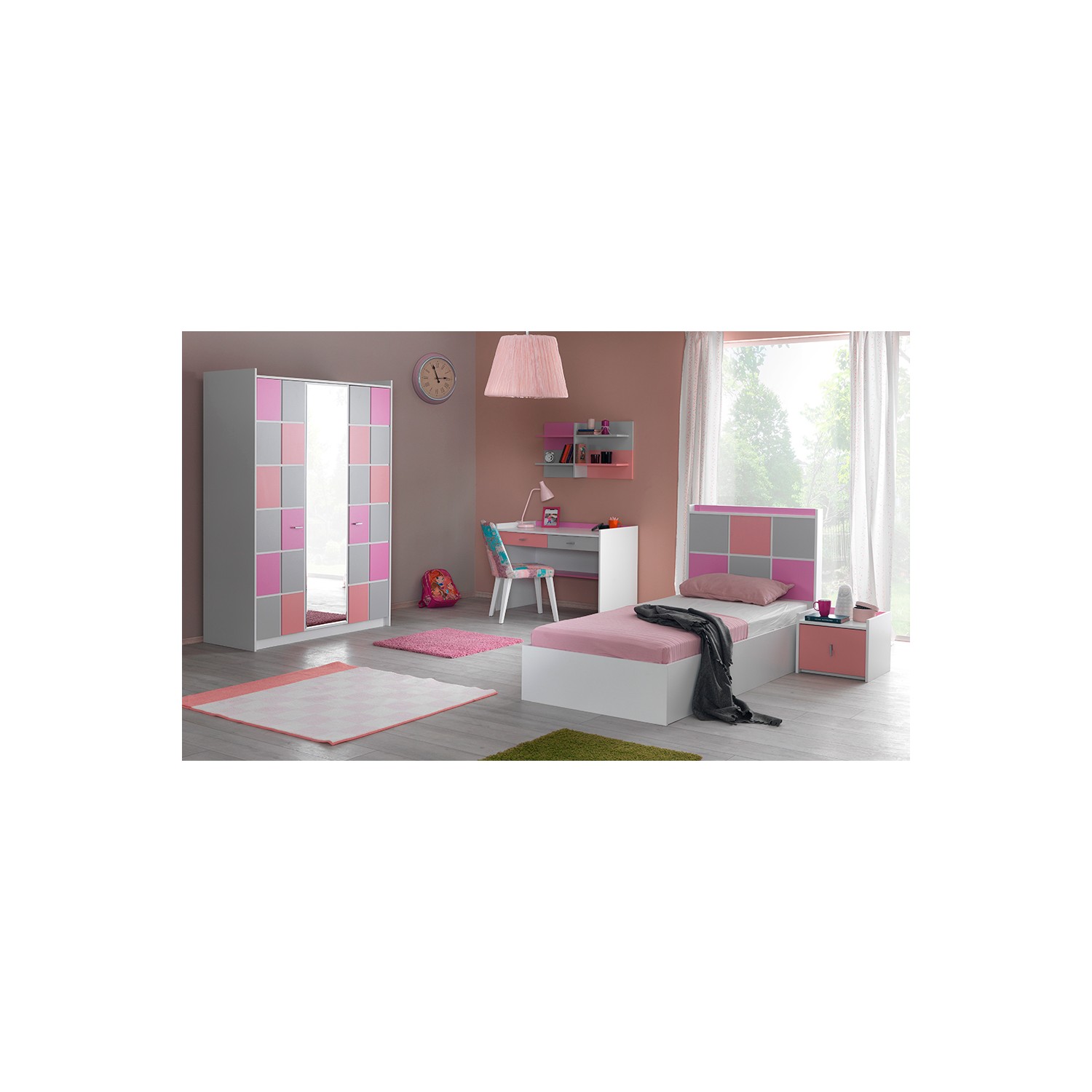 Yıldız Mobilya Kumtaşı Genç Odası Pembe Fiyatı Taksit