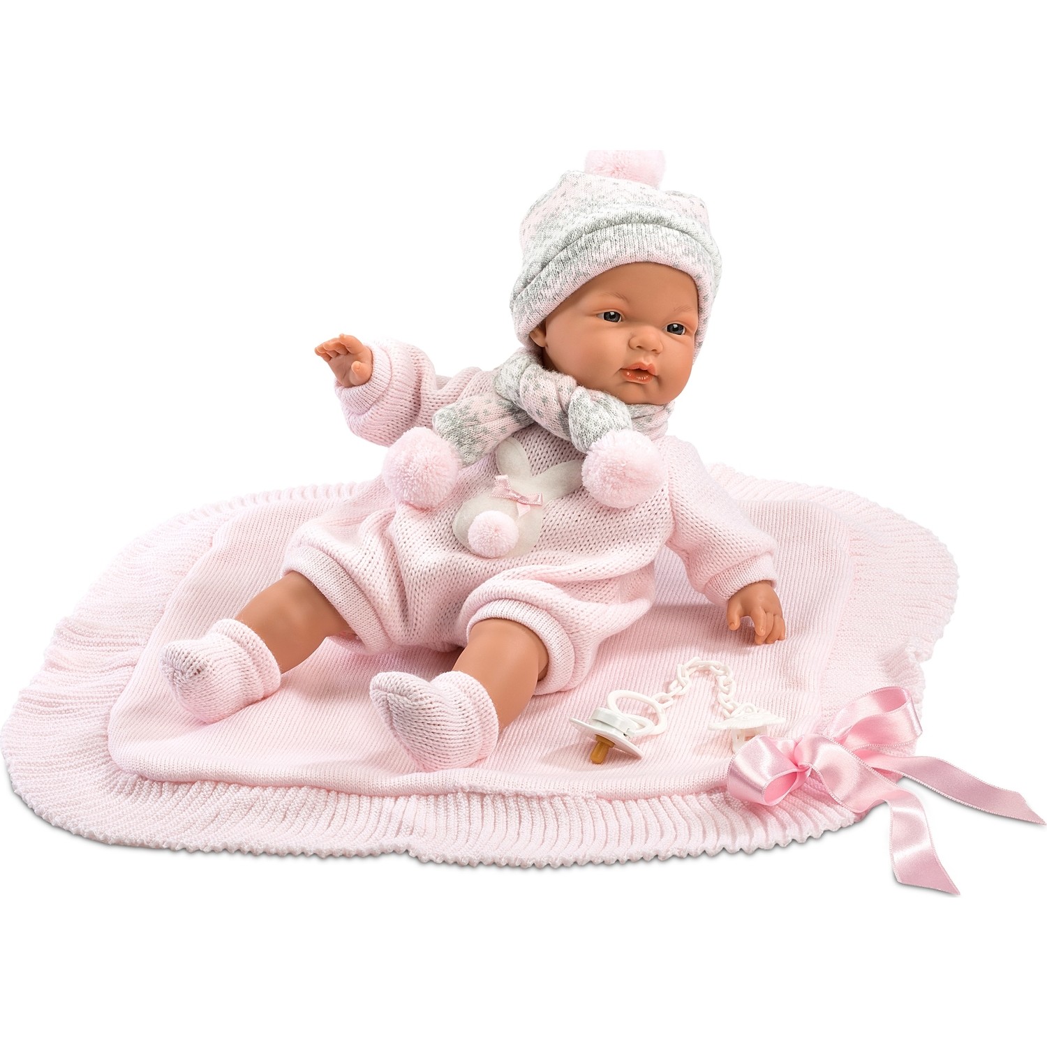 Llorens Joelle Llorona Toquilla Rosa Sesli 38 cm Bebek Fiyatı