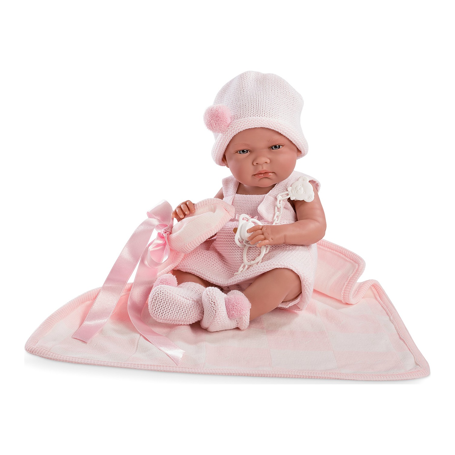 Llorens Nica Vestido Lana Rosa 38 cm Bebek Fiyatı