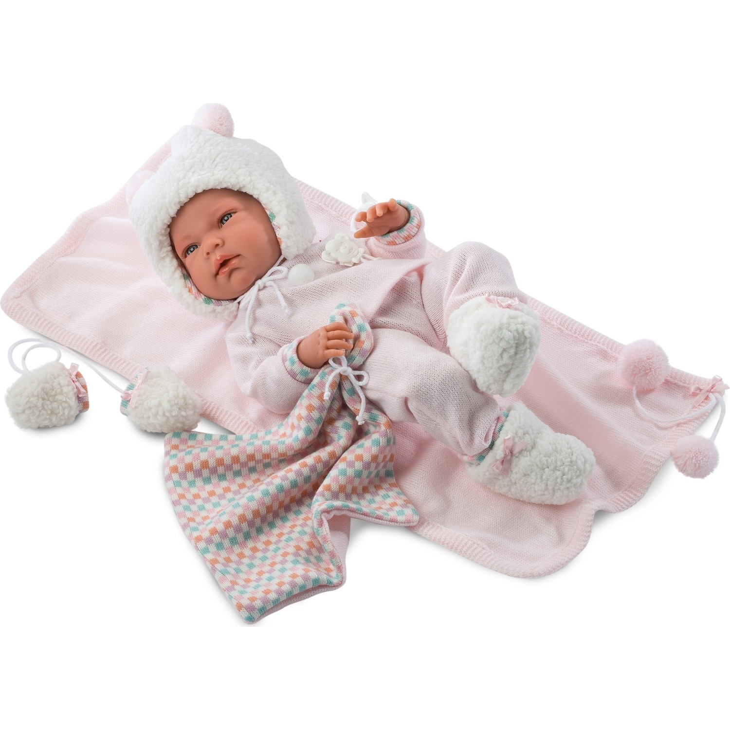 Llorens Nice Vestido Rosa 40 cm Bebek Fiyatı Taksit