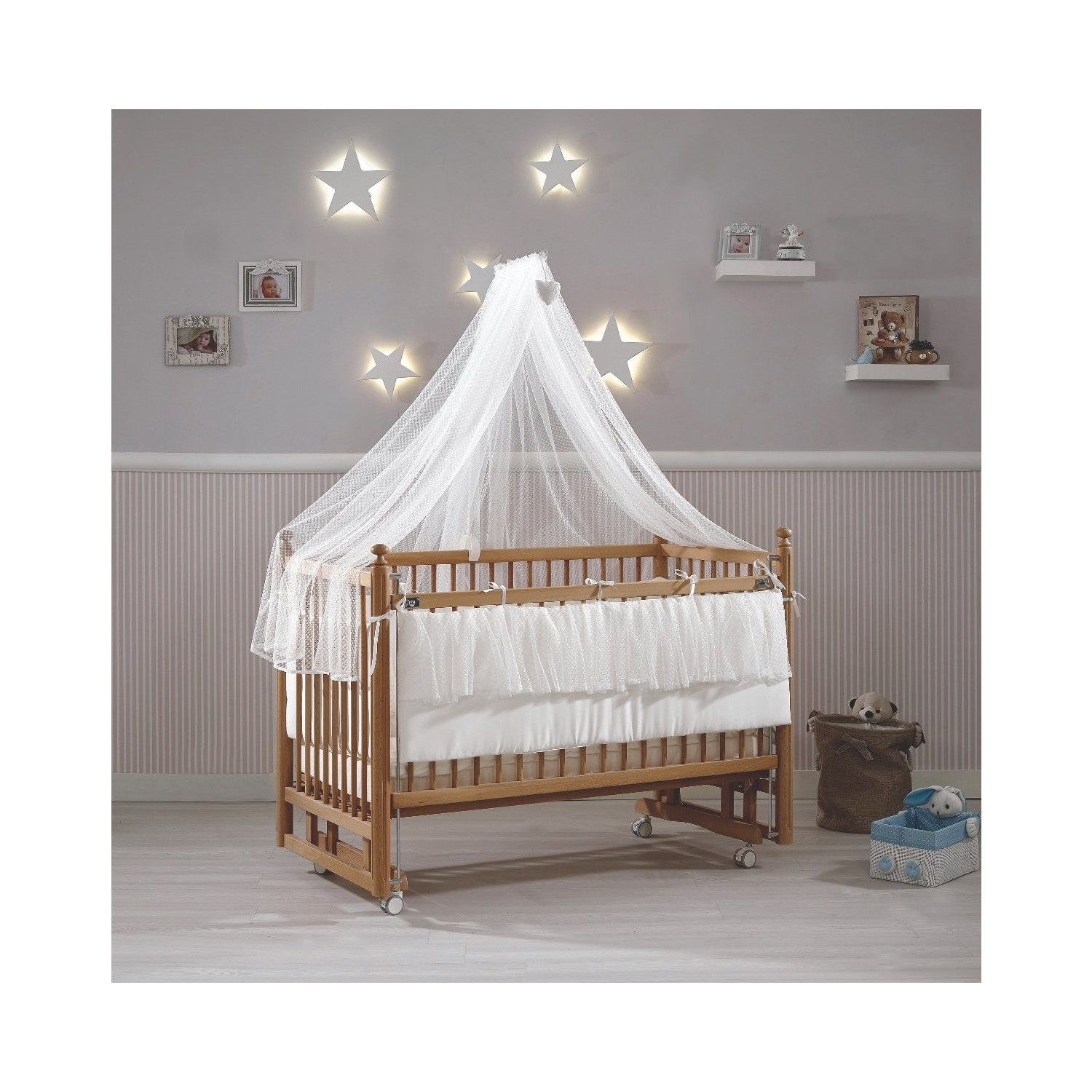 Meltem Smart Mondo Anne Yanı Beşik Uyku Seti 60x120 cm