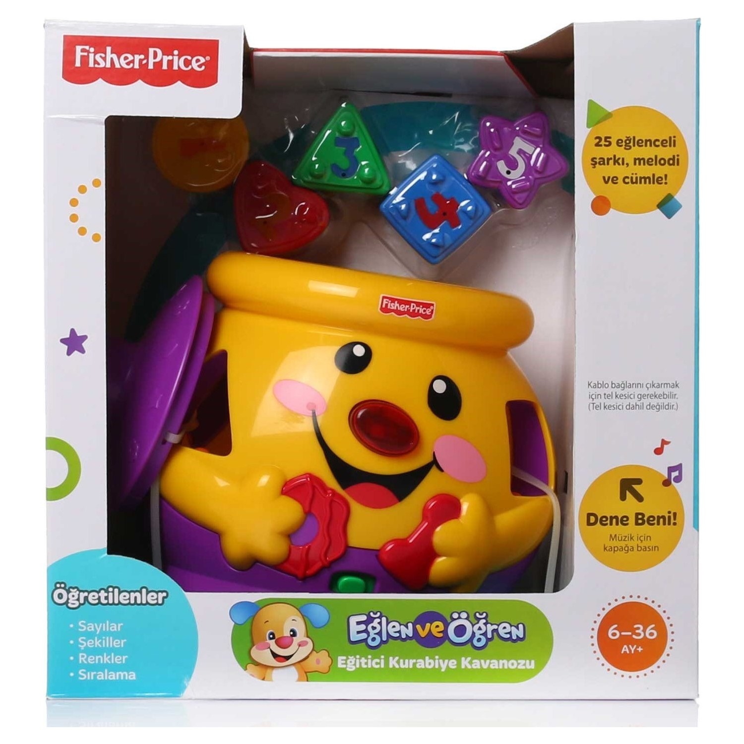 Fisher Price Eğlen Ve Öğren Kurabiye Kavanozu Fiyatı