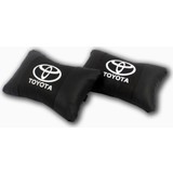 Fox Toyota Araca Özel Nakışlı Oto Deri Boyun Yastığı