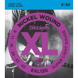 Daddario Exl120 Nickel Wound, Super Light, 9-42 009-042 Takım Tel Elektro Gitar Teli