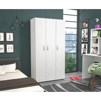 Hepsi Home 3 Kapaklı Gardırop - Beyaz