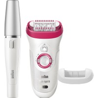 Braun Silk-épil 9 9538 - 3 Ek Parçalı Islak ve Kuru Kablosuz Epilatör / Epilasyon + Yüz Epilatörü Hediyeli