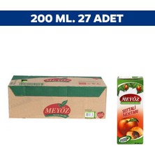 Meyöz Şeftali Meyvesuyu 200 ml x 27'li