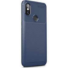 Case Street Xiaomi Mi 6x Kılıf Negro Dizayn Silikon Lacivert