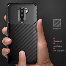 Gpack Xiaomi Pocophone F1 Kılıf Negro Karbon Dizayn Silikon