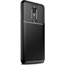 Case Street Xiaomi RedMi 5 Plus Kılıf Negro Karbon Dizayn Silikon Siyah