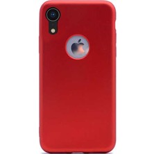 Case Street Apple iPhone XR Kılıf Premier Esnek Lüx Silikon Kırmızı