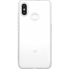 Gpack Xiaomi Mi Max 3 Kılıf Süper Sillikon Arka Koruma Şeffaf