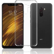 Gpack Xiaomi Pocophone F1 Kılıf Süper Sillikon Arka Koruma Şeffaf