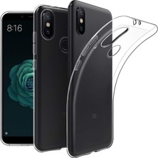 Gpack Xiaomi Redmi Note 6 Pro Kılıf Süper Sillikon Arka Koruma Şeffaf