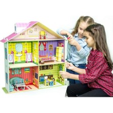 Diytoy Rose Doll House Benim Güzel Evim Büyük Bebek Evi Oyun Evi