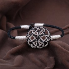 Sümer Telkari Kazaziye El Sarması Oksitli Gümüş Bileklik 2092