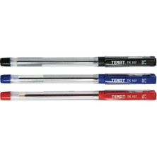 Temat Tk107 Kırmızı 0.7 Mm Tükenmez Kalem 10'Lu Kutu