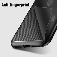 Case 4U Apple iPhone XS Kılıf Rugged Armor Karbon Desenli Lüx Negro Silikon Arka Kapak Lacivert