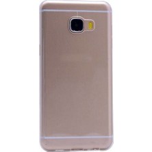 TeknoArea Samsung Galaxy C7 Ultra İnce Silikon Kapak 0.2 mm