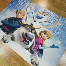 Halıforum Çocuk Halısı Modelleri Kaymaz Tabanlı Frozen