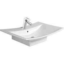 Turkuaz Bella 70 Cm Tezgah Üstü Lavabo