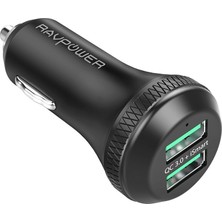 RAVPower iSmart 2 Teknolojisi Quick Charge 3.0 Araç Şarjı