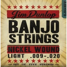 Jim Dunlop DJN0920 Nikel Banjo Teli (9–20)