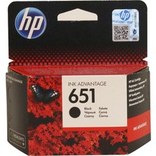 HP C2P10AE (651) Siyah Kartuş