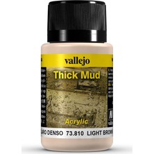 Vallejo Weathering Effects 40Ml Light Brown Thick Mud 73.810