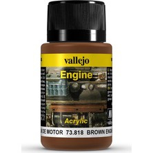 Vallejo Weathering Effects 40Ml Brown Engine Soot 73.818