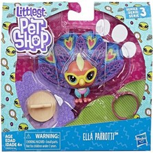 Littlest Pet Shop Süslü Özel Miniş Ella Parroti E2161-E2428