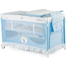 Chipolino Sahara Cibinlikli Park Yatak - Blue Mist