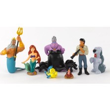 Disney Prenses Ariel Figür Set Kız Doğum Günü Pasta Süsü