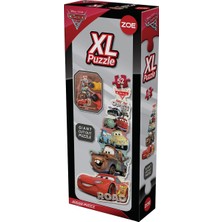 Disney Lisanslı Cars Puzzle Arabalar XL Dev Puzzle 1 Metre