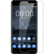 Microcase Nokia 5.1 Tempered Glass Cam Ekran Koruma