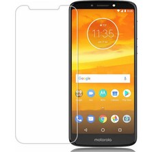 Microcase Motorola Moto E5 Plus Tempered Glass Cam Ekran Koruma