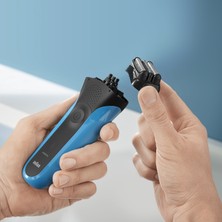 Braun Series 3 310s Şarj Edilebilir Islak Ve Kuru Elektrikli Tıraş Makinesi, Mavi