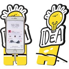 Olunca Idea Tasarım Ahşap Telefon Standı